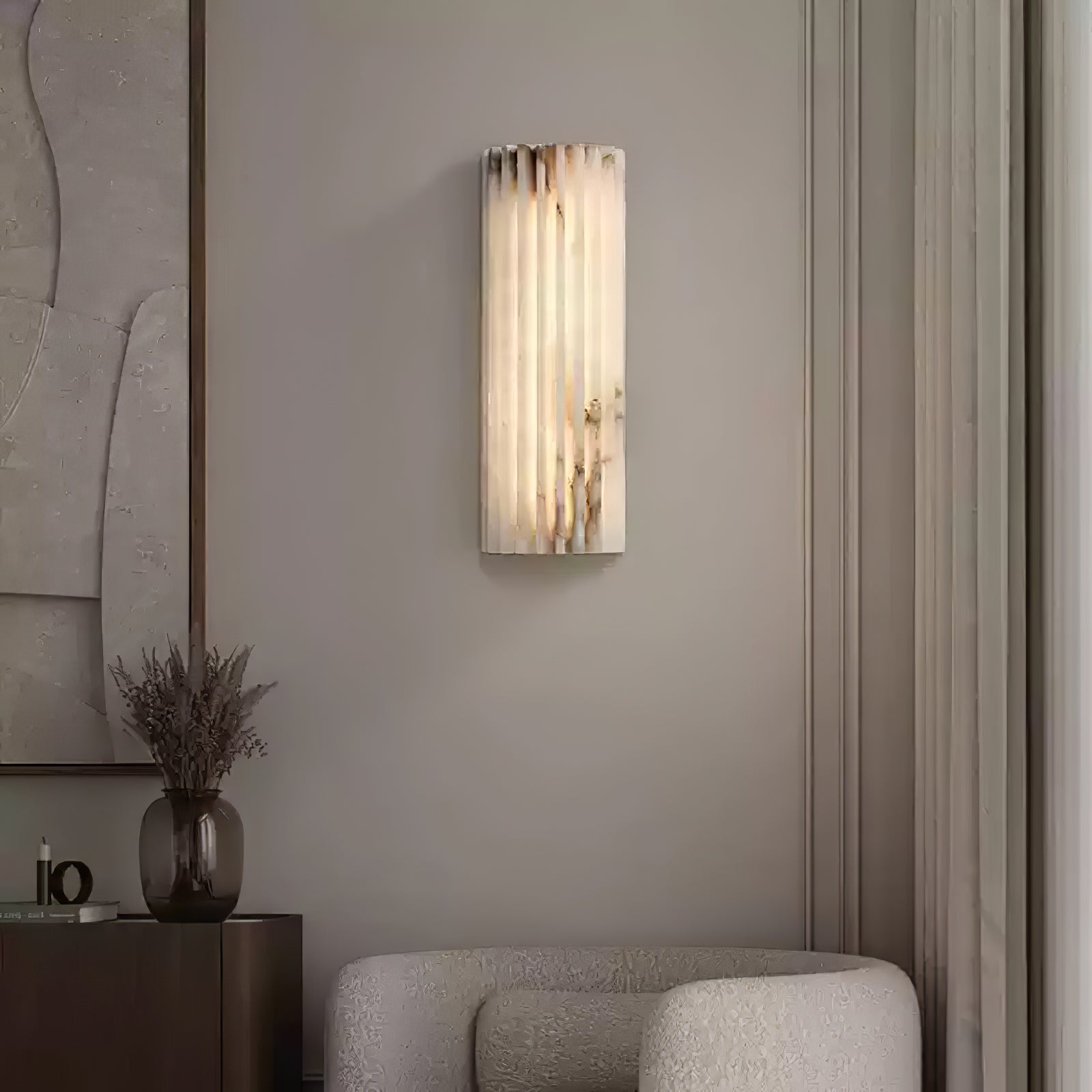 Orcarion Alabaster Wall Lamp - Neutral Decor